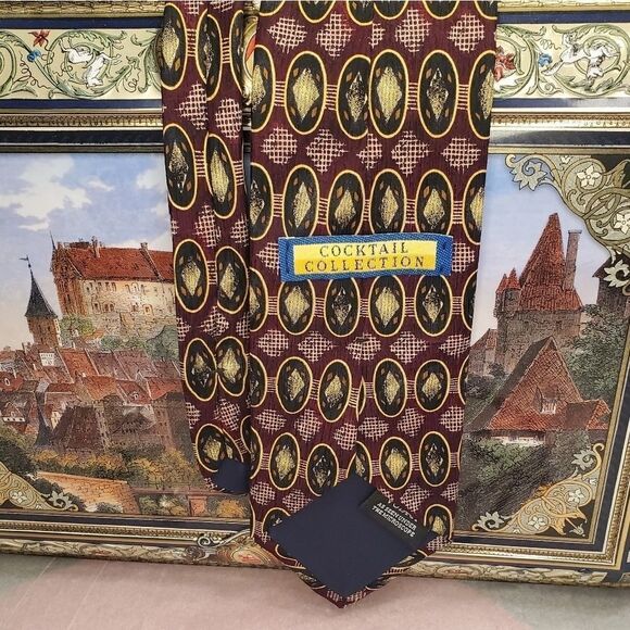 Cocktail Collection Men‎ Dress Silk Tie VODKA Theme - Picture 5 of 7